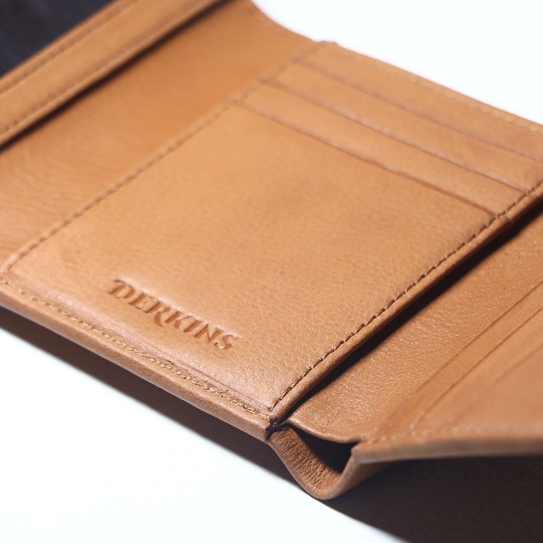 Leather Trifold Tan Wallet